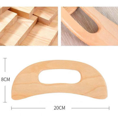 Houten Lymfatische Drainage Tool Body Cosmetology Massageur voor het activeren van Qi en Dredging Collaterals in Wood Therapy