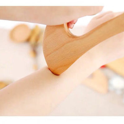 Houten Lymfatische Drainage Tool Body Cosmetology Massageur voor het activeren van Qi en Dredging Collaterals in Wood Therapy