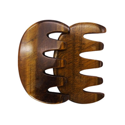 Gepersonaliseerd logo beschikbaard Gua Sha Comb Massage Tool voor het verbeteren van de bloedsomloop op het hoofd van het gezicht