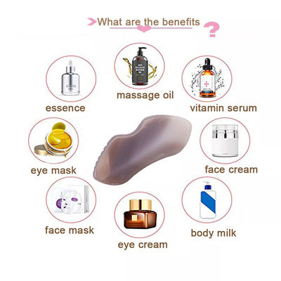 Natural Agate Gua Sha Board voor lichaamsmassage en gezichtsbehandeling in SPA acupunctuurtherapie