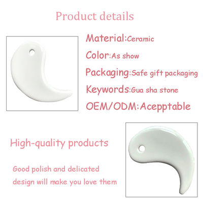 Professionele keramische V-face Lifting Gua Sha Tool voor kaaklijnmassage en spierstijfheid verlichting