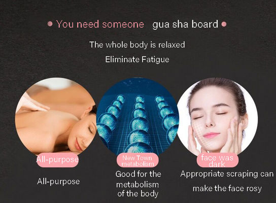 Gepersonaliseerd Logo Roze 3D Hartvormige Universele Keramische Gua Sha Schrapen Massage Tool voor Oog Gezicht Nek Huid Lichaam Massager