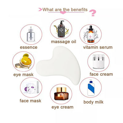 Medische persoonlijke verzorging Handheld keramische massage therapie Gua Sha Board Tool voor gezicht Guasha Schrapen schoonheidsproduct