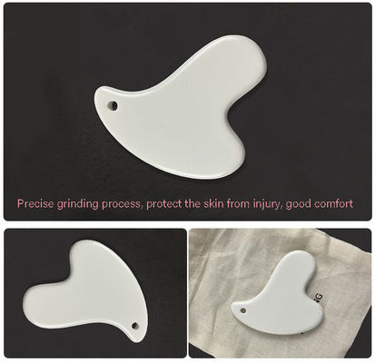 Medische persoonlijke verzorging Handheld keramische massage therapie Gua Sha Board Tool voor gezicht Guasha Schrapen schoonheidsproduct