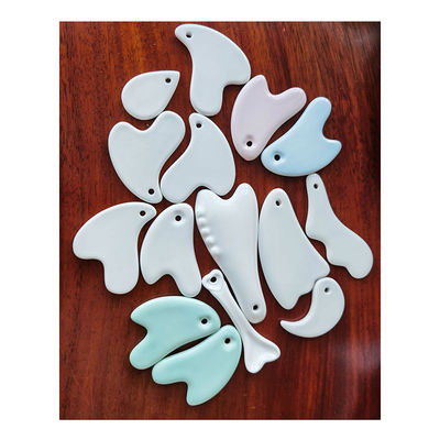 Medische persoonlijke verzorging Handheld keramische massage therapie Gua Sha Board Tool voor gezicht Guasha Schrapen schoonheidsproduct