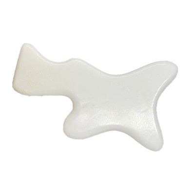 Body sculpting tools grote witte jade schrapen massagetools voor lymfatische drainage en gua sha therapie