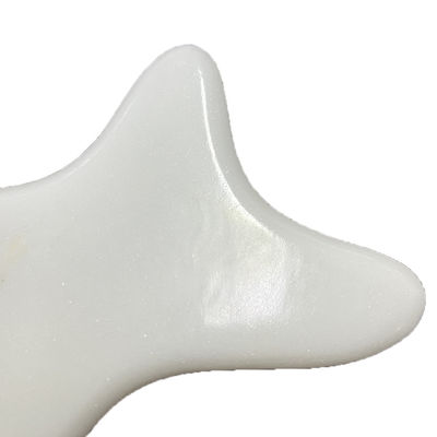 Body sculpting tools grote witte jade schrapen massagetools voor lymfatische drainage en gua sha therapie