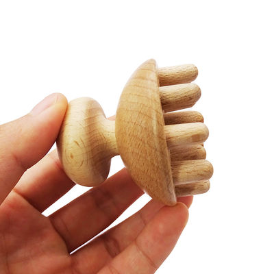 Muziek Functie Houten paddenstoel Gua Sha Therapie Massage Tool voor Hand-Held en Full Body Lymphatic Drainage