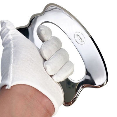 Handheld 2024 Roestvrij staal Gua Sha massagetool voor lichaam zacht weefsel ontspannen Technisch gepolijst gepolijst Handheld