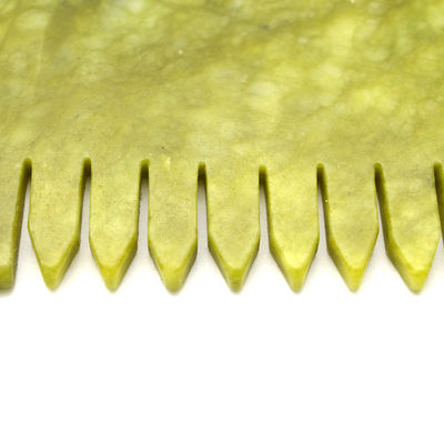 Persoonlijke gezondheidszorg Groene Jade Comb Guasha Schraper Tool voor hoofdverzorging en pijnverlichting Multifunctionele Handheld