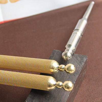 Relaxerende Massagetool voor diepe weefsels Messing handdrukpen voor reflexologie Drukpuntmassager