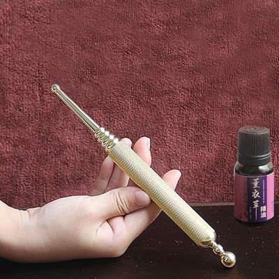 Relaxerende Massagetool voor diepe weefsels Messing handdrukpen voor reflexologie Drukpuntmassager
