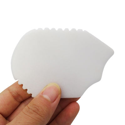Gepersonaliseerd Logo Gua Sha Massage Tool Natuurlijk Wit Jade Guasha Board voor Gezicht Nek Arm Achter Lichaam Anti-Wrinkels Anti-aging