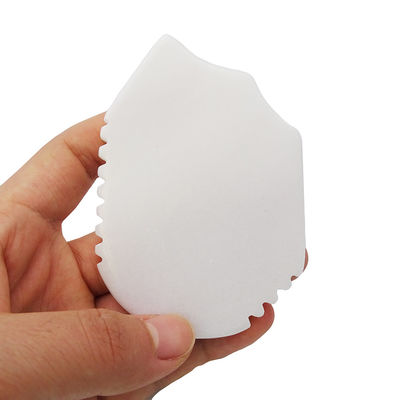 Gepersonaliseerd Logo Gua Sha Massage Tool Natuurlijk Wit Jade Guasha Board voor Gezicht Nek Arm Achter Lichaam Anti-Wrinkels Anti-aging
