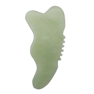 Xiuyan Jade Gua Sha Massage Tool voor Gezicht Sculpting Body Massager bevordert de bloedstroom en vermindert spanning Makkelijk vast te houden