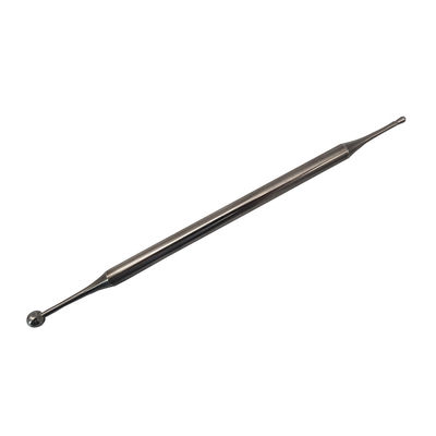 Gepolijste IASTM Dual Head Gezichtsreflexologie Tools Roestvrij staal Draagbare oor acupunctuur Body Point Probe Gezichtsreflexologie Massage Tool