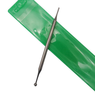 Gepolijste IASTM Dual Head Gezichtsreflexologie Tools Roestvrij staal Draagbare oor acupunctuur Body Point Probe Gezichtsreflexologie Massage Tool