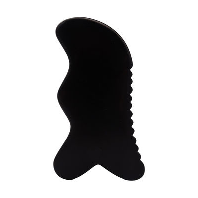 Gua Sha Massage Tool Natuurlijke Zwarte Bian Stone Guasha Tool voor Voet Nek Achterkant Gezichtsmassage