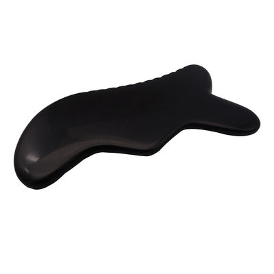 Gua Sha Massage Tool Natuurlijke Zwarte Bian Stone Guasha Tool voor Voet Nek Achterkant Gezichtsmassage