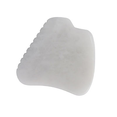 Muziekfunctie Wit Jade Gua Sha Massage Tool voor SPA Therapie Gepolijste natuurlijke Jade Stone Gezichtsmassage Guasha Tool