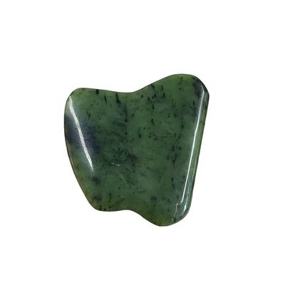 Body Massager Groene Nefriet Jade Gua Sha Scraping Massage Tool voor gezichtsspanning loslaten en zelfhulp