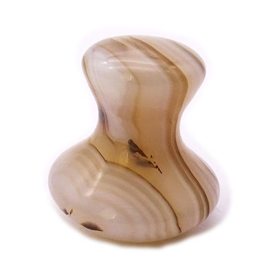 Natuurlijke Agate Mushroom Stone Massage voor Jade Energy Scraping en Cold/Hot Compress Cosmetology