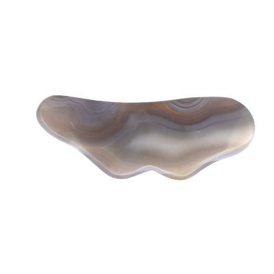 Handgemaakte natuurlijke Agate Gua Sha Steen Essentieel voor lichaamsmassage en acupunctuurbehandeling