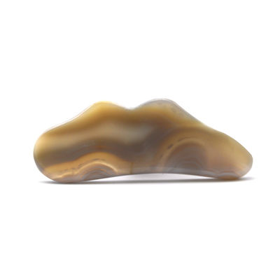 Handgemaakte natuurlijke Agate Gua Sha Steen Essentieel voor lichaamsmassage en acupunctuurbehandeling