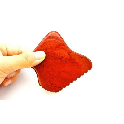 2024 aankomst Red Jesper Gua Sha Massage Tool voor lichaamsmassage Gepolijst Technisch en OEM ODM Aanvaarding