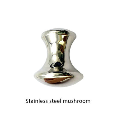 Body Massager Roestvrij staal Mushroom Gua Sha Massage Tool met aangepast logo en handgemaakt ambacht