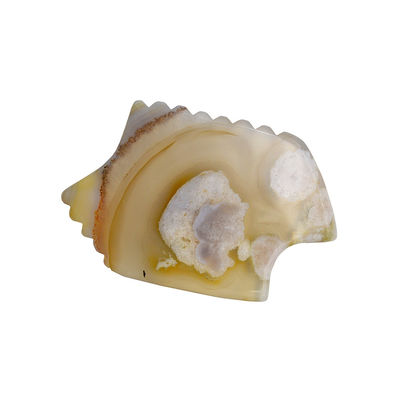 Massageproducten Natuurlijke kersenbloesem Agate Guasha Board voor zelfhulp Massage abkgs-210