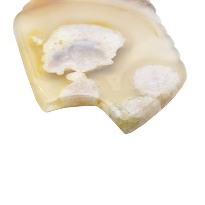 Massageproducten Natuurlijke kersenbloesem Agate Guasha Board voor zelfhulp Massage abkgs-210
