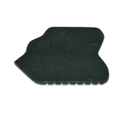 Donkergroen Nefriet Gezicht Jade Steen Guasha Massager Board voor gezichtsbloedcirculatie
