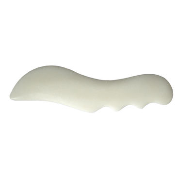 Body Massager Witte Jade Gua Sha Steen voor het schrapen Gezichtsmassage Tools en Beauty SPA Massage