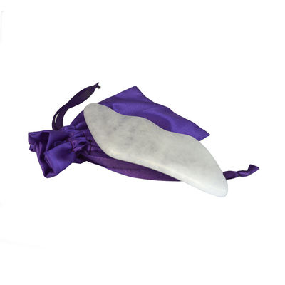 2024 White Jade Massage Device Custom Gezicht en lichaam Gua Sha Stone Scraping Board voor OEM/ODM