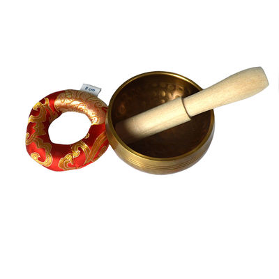 Cooper Materiaal Nepal Chakra Gold Yoga Meditatie Tibetaanse Custom Singing Bowl Set voor geluidstherapie