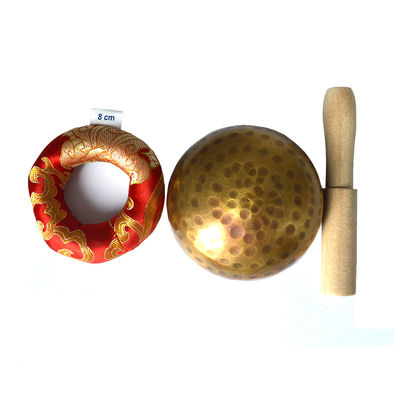 Cooper Materiaal Nepal Chakra Gold Yoga Meditatie Tibetaanse Custom Singing Bowl Set voor geluidstherapie