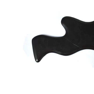Zwarte Bian Stone Gua Sha Scraping Massage Board voor volledige lichaam lymfatische drainage en pijnverlichting