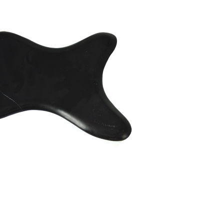 Zwarte Bian Stone Gua Sha Scraping Massage Board voor volledige lichaam lymfatische drainage en pijnverlichting