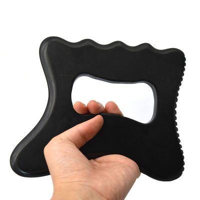 Professional Black Bian Stone Body Gua Sha Massage Tool voor persoonlijke gezondheidszorg en acupunctuur