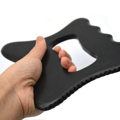 Professional Black Bian Stone Body Gua Sha Massage Tool voor persoonlijke gezondheidszorg en acupunctuur