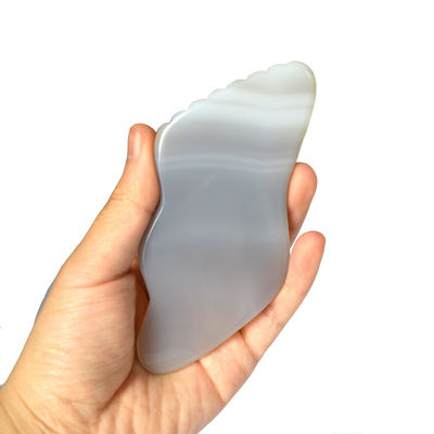 Grauwe Agate Guasha Massager Board voor persoonlijke gezondheidszorg en lymfatische drainage
