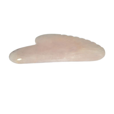 Gezicht Roze Hartvorm Roze Kwarts Jade Guasha Massager Gua Sha Board Massage Tool voor persoonlijke gezondheidszorg OEM/ODM