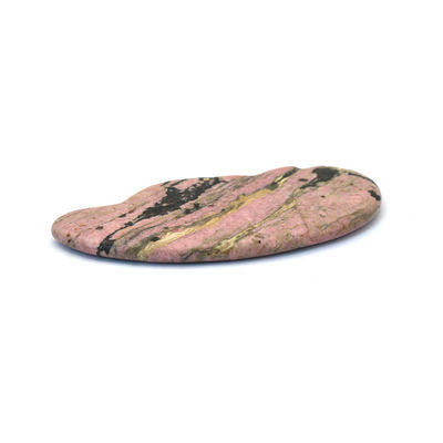 Multifunktioneel gezichtsmassageapparaat van roze rodonit jade Guasha massagebord Gua Sha massagetool voor gezondheidszorg
