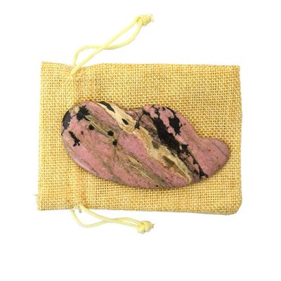 Krijg een duidelijke kaaklijn en verminderde zwelling met Roze Rhodonite Gua Sha Gezichtsgereedschappen Voor Gezicht Oogmassage Geheel lichaam