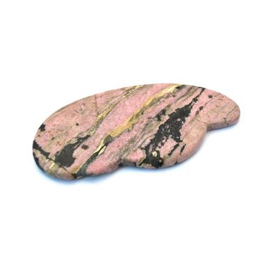 Krijg een duidelijke kaaklijn en verminderde zwelling met Roze Rhodonite Gua Sha Gezichtsgereedschappen Voor Gezicht Oogmassage Geheel lichaam