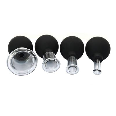 2024 Glas Rubber Massage Vacuüm Massage Cupping Set Therapie Machine Voor Lichaam Gezicht Achterbeen Leg Schouder Met Gepersonaliseerd Logo