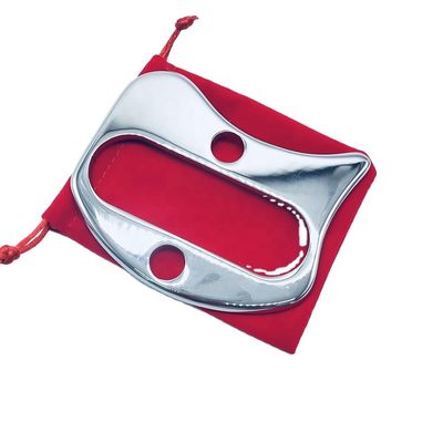 Voedingsmiddel van roestvrij staal Gua Sha Board in de vorm van Guasha Schrapen Massage Tool voor gezichtsmassage
