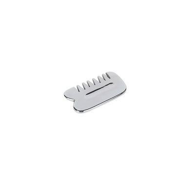 Gezichtsmassageur Authentiek zilver Terahertz Guasha Stone Gua Sha Comb voor anti-aging en gezichtsverjonging