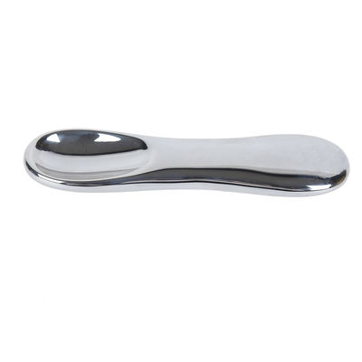 Gezichtsmassageur Luxe zilver Terahertz Steen Gua Sha Cosmetische oogcrème Spatula voor schoonheidszorg Cosmetische gereedschappen